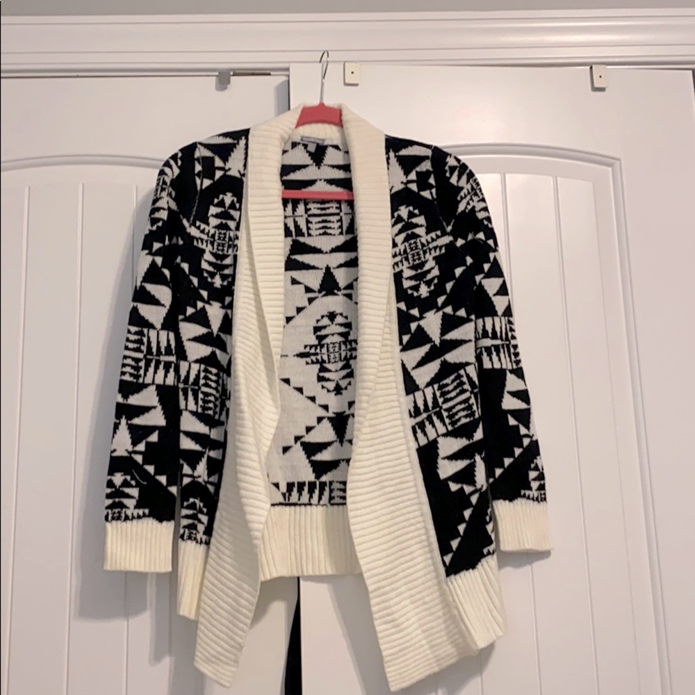 Tribal print cardigan